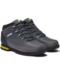 Timberland - S Euro Sprint Waterproof Mid Hiker Textile Medium Grey Boots 11 Uk - Lyst