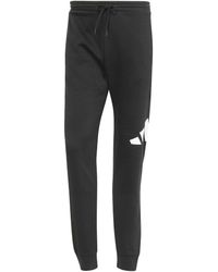 adidas - Essentials Big Logo Fleece Pant Cuffed - Lyst