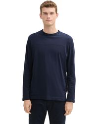 Tom Tailor - Longsleeve mit Ziernaht - Lyst