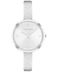 Calvin Klein - Vrouwen Analoog Quartz Horloge Met Roestvrij Stalen Band 25200181 - Lyst