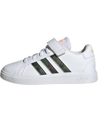 adidas - Grand Lifestyle Court Elastic Lace And S Sneakers - Lyst