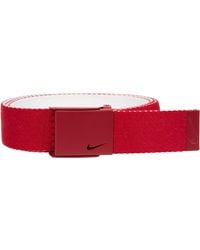 Nike - New Tech Essentials Reversible Web Belt, Varsity Red/white, One Size - Lyst