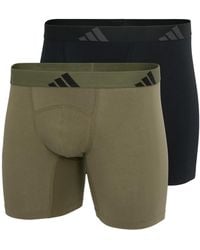 adidas - Herren Unterwäsche Bosershorts 2er Pack Boxer Brief - Lyst