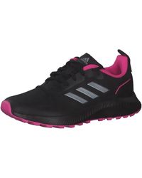 adidas - ,s,runfalcon 2.0 Trail,black/silver Metallic/screaming Pink,7.5 - Lyst