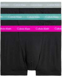 Calvin Klein - Boxer Short Trunks Stretch Cotton Pack Of 3 - Lyst