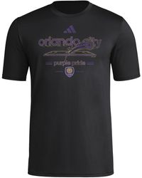 adidas - Orlando City Sc Vintage World Pre-game Short Sleeve T-shirt - Lyst