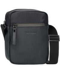 Pepe Jeans - Sail Up Shoulder Bag Medium Black 17x22x6cm Polyester And Pu By Joumma Bags - Lyst