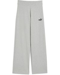 PUMA - S Ess Small No. 1 Logo High-waist Straight Leggings Grey Size L - Lyst