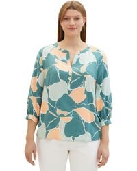Tom Tailor - Plussize Tunica Bluse mit Muster - Lyst