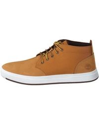 Timberland - Davis Square Fabric And Leather Chukka Trainers and Sneakers Shoes - Lyst