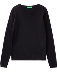Benetton - Jersey G/c M/l 1091d1m08 Sweater - Lyst