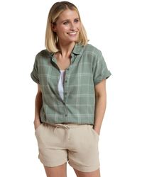 Mountain Warehouse - Palm S Relaxed Check Shirt Khaki Size 12 - Lyst