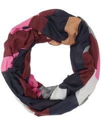 S.oliver - Loop-Schal mit Artwork navy ONESIZE - Lyst