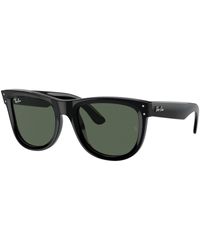 Ray-Ban - Wayfarer Reverse Sonnenbrillen Schwarz Fassung Grün Glas 53-20 - Lyst