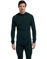 Mountain Warehouse - Merino Mens Long Sleeved Thermal Baselayer Top - Lightweight, Breathable & Quick Wicking Jumper With Half Zip - Lyst