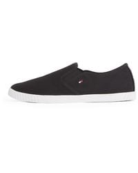 Tommy Hilfiger - Slipper Sneaker Canvas Slip-On ohne Schnüren - Lyst