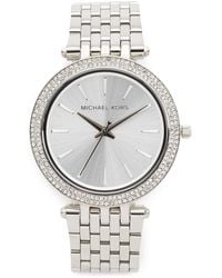 Michael Kors - Darci Orologio al quarzo analogico con cinturino in acciaio inossidabile tono argento da donna MK3190 - Lyst