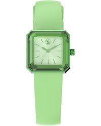 Swarovski - Lucent Jewelry Watch Stainless Steel And Pvd Gold Emerald - Lyst