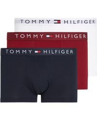 Tommy Hilfiger - 3p Trunk Wb Des Sky/wit/rouge M - Lyst