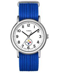Timex - Pittsburgh Steelers With Slip-thru Single Layer - Lyst