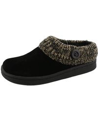 clarks knit collar clog