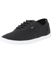 Tommy Hilfiger - Canvas Lace Up Sneaker Fw0fw07805 Cupsole - Lyst