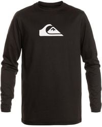 Quiksilver - Solid Streak Langarm Rashguard UPF 50 Sonnenschutz Surfhemd - Lyst