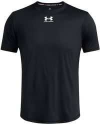 Under Armour - S Ua Ms Ch. Pro Train Ss Polo Shirt Black/white L - Lyst