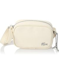 Lacoste - Daily Lifestyle Crossover Bag Xs Bone White - Lyst