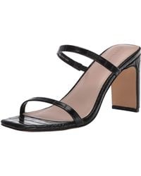 The Drop - Avery Square-toe Two-strap High Heeled Sandal - Lyst