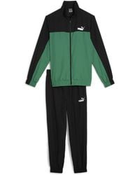 PUMA - Woven Tracksuit Marchive Green - Lyst