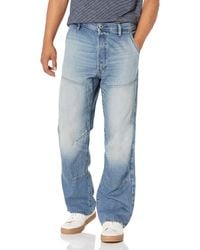 G-Star RAW - Carpenter 3d Loose G-star Antique Faded Blue Agave 30/34 Jeans - Lyst
