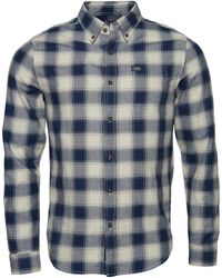 Superdry - Vintage Check Shirt M4010648A Navy Off White Ombre 2XL Hombre - Lyst