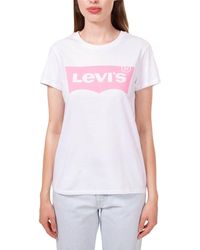 Levi's - Shirt Donna Basic Regular con Logo Batwing - Taglia - Lyst