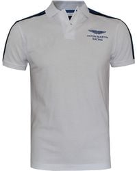 Hackett - Hackett Aston Martin Racing Shoulder Panel Polo T-shirt - Lyst