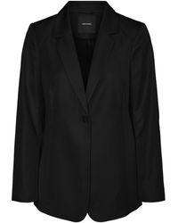 Vero Moda - Vmtara LS Fitted Slit Blazer Boo - Lyst