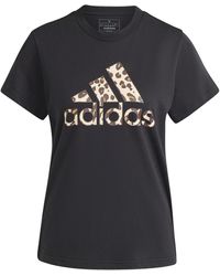 adidas - T-shirt Met Dierenprint Voor - Lyst
