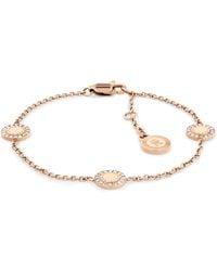 Tommy Hilfiger - Jewelry Pulsera para Mujer en Oro Rosa con Charms Adornados con Cristales - 2780906 - Lyst
