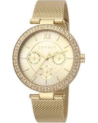 Esprit - Orologio da donna Betty Gold Mesh 38 mm ES1L189M0085 e Acciaio inossidabile - Lyst