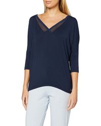 Calvin Klein 3/4 V Neck Top Camiseta de Pijama - Azul