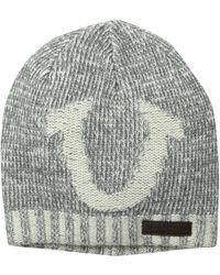 mens true religion beanie