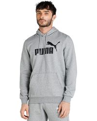 PUMA - ESS Big Logo Hoodie Sweatshirt - Lyst