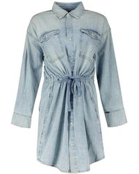 G-Star - Relaxed Drawcord Denim Jurk - Lyst