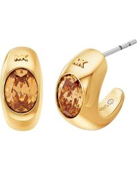 Michael Kors - Orecchini da donna di della collezione Premium. Orecchini in brass di colore oro - Lyst