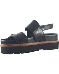 Clarks - Orianna Glide Leather Sandals In Standard Fit Size 7 - Lyst