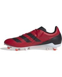 adidas - S Rs 15 Firm Ground Rugby Boots Scarlet/black/red 6 - Lyst