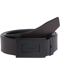 Calvin Klein - Adj/rev Formal Plaque 35mm K50k511561 Adj/rev Belt - Lyst