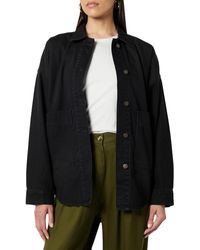 The Drop - Pilar Long Denim Shirt Jacket Giacche - Lyst
