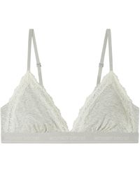 Women'secret - Sujetador Triangular Natural Algodón Bra - Lyst