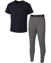 Ted Baker - Navy/light Grey - Lyst